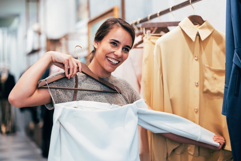 Women shopping